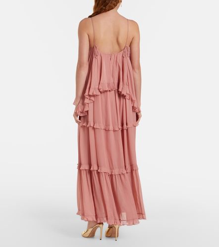 Robe longue Luna à volants - Zimmermann - Modalova