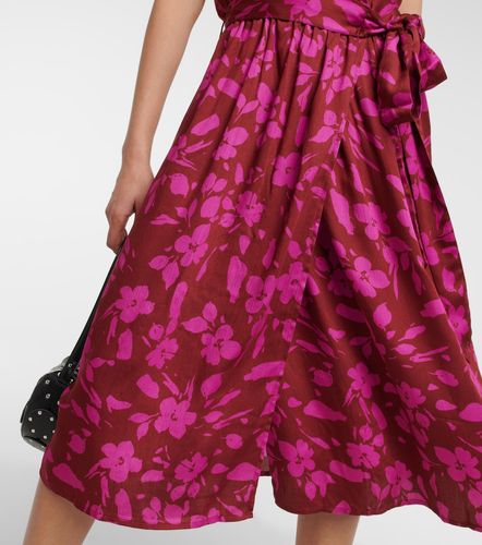 Velvet Robe midi à fleurs - Velvet - Modalova