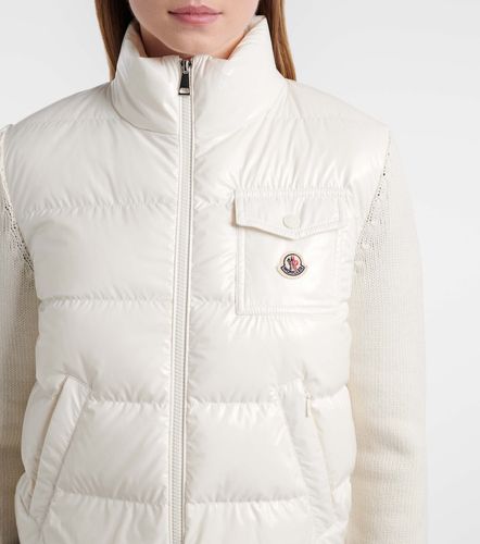 Cardigan matelassé en laine - Moncler - Modalova