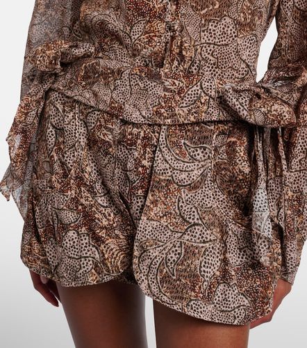 Mini-jupe Coralie en coton imprimée - Isabel Marant - Modalova