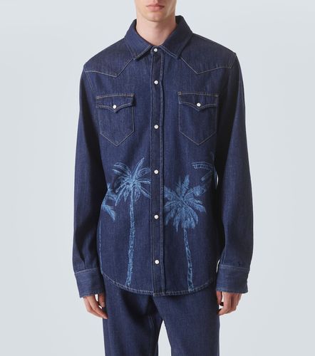 Chemise Jungle en denim imprimé - Alanui - Modalova