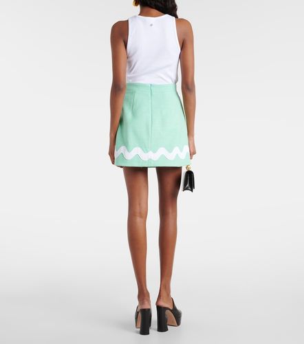 Mini-jupe taille haute en coton mélangé - Patou - Modalova