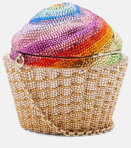 Pochette Rainbow Cupcake à cristaux - Judith Leiber Couture - Modalova