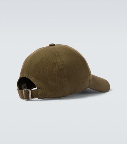 Casquette Cassandre en denim - Saint Laurent - Modalova