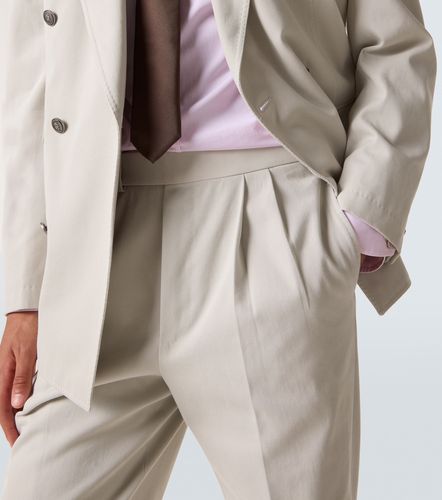 Pantalon droit en coton et cachemire - Dunhill - Modalova