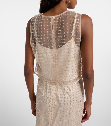 Top Seraphina en tulle à sequins - Staud - Modalova