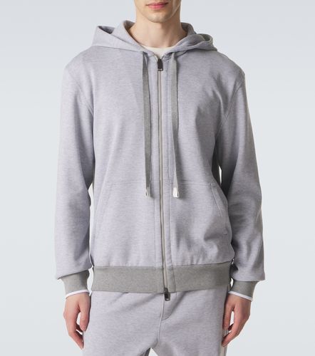Sweat-shirt à capuche en coton mélangé - Brioni - Modalova