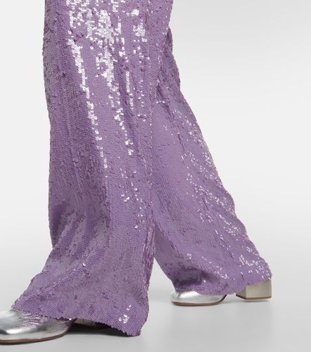Pantalon droit à sequins - Dries Van Noten - Modalova