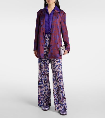 Mocassins en cuir embossé - Dries Van Noten - Modalova