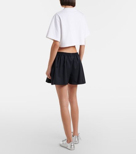 Short en laine mélangée à logo - Balenciaga - Modalova