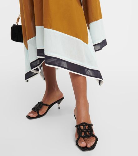 Mules Geo Bombe Miller en daim - Tory Burch - Modalova