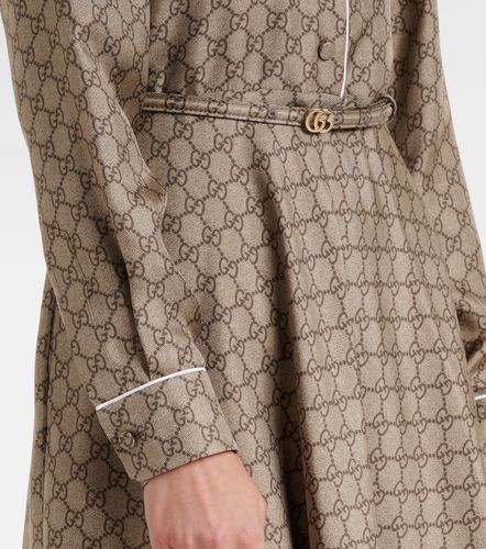 Gucci Robe chemise GG en soie - Gucci - Modalova