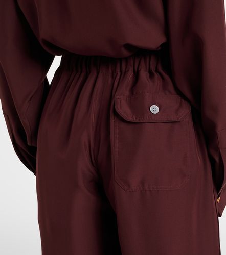 Loewe Pantalon droit en soie - Loewe - Modalova