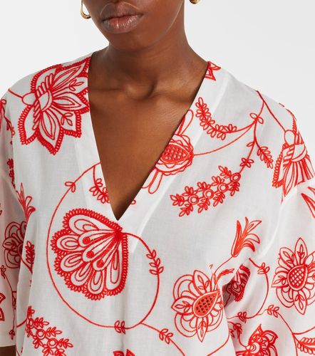Robe Levia brodée en coton mélangé - Eres - Modalova