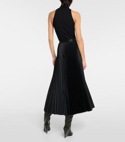 Alaïa Jupe midi en satin - Alaia - Modalova