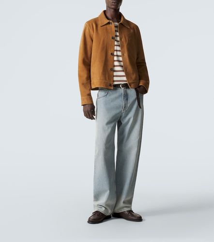 Ami Paris Veste blouson en daim - Ami Paris - Modalova