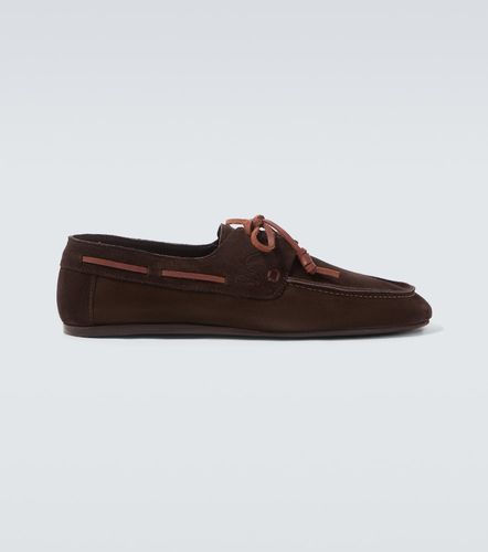 Chaussures bateau Pliario en daim - Ancient Greek Sandals - Modalova