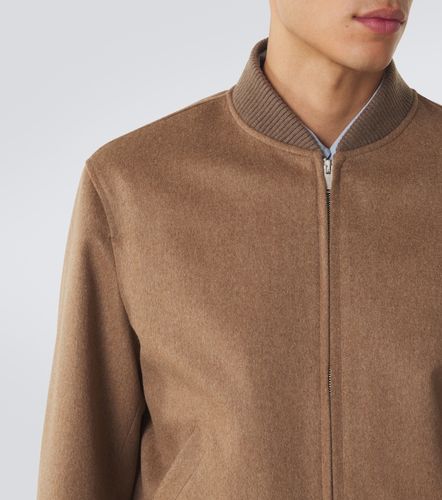 Veste bomber en laine vierge - Lardini - Modalova