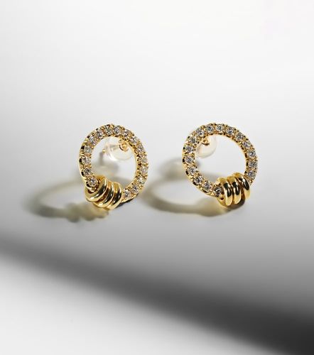 Boucles d'oreilles Sidra en or 18 ct et diamants - Spinelli Kilcollin - Modalova