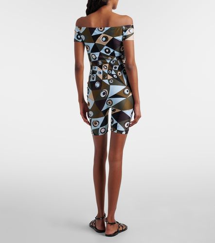 Combi-short Occhi à encolure bardot - Pucci - Modalova