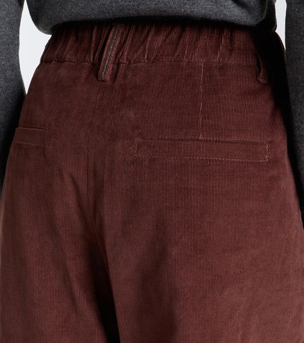 Pantalon ample Monili en coton et cachemire - Brunello Cucinelli - Modalova