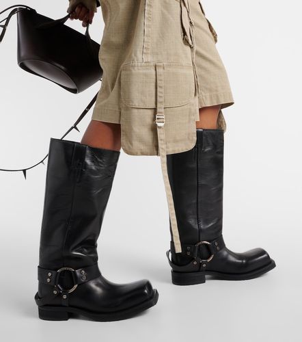 Acne Studios Bottes motard en cuir - Acne Studios - Modalova