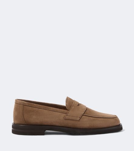 Mocassins penny en daim - Thom Sweeney - Modalova
