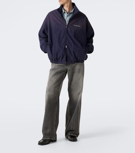 Veste en popeline de coton à logo - Acne Studios - Modalova