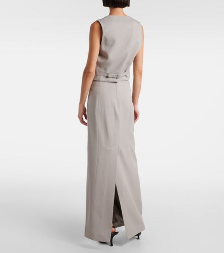 Jupe longue Column en laine vierge - Wardrobe.NYC - Modalova