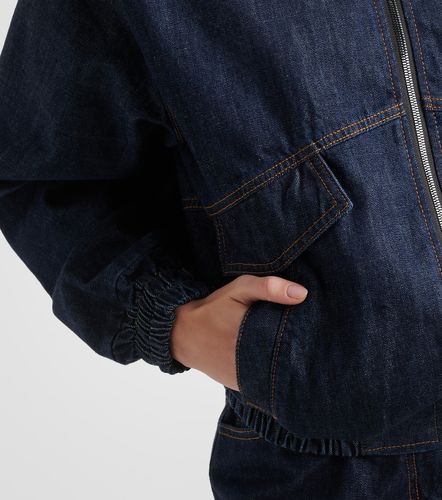 Veste bomber oversize en jean - Magda Butrym - Modalova