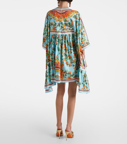 Cafetan en coton imprimé - Dolce&Gabbana - Modalova