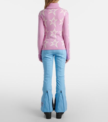 Pull à col roulé Star Dust intarsia en laine - Perfect Moment - Modalova