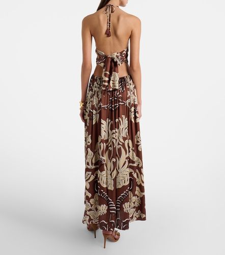 Robe longue Isore imprimée - Poupette St Barth - Modalova
