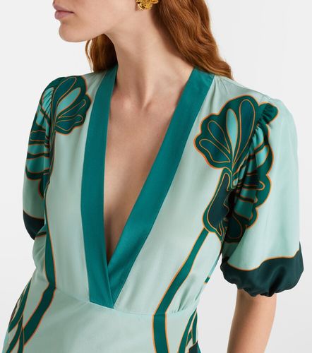 Robe longue Marlene en crêpe de Chine - La DoubleJ - Modalova
