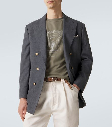 T-shirt en coton imprimé - Brunello Cucinelli - Modalova