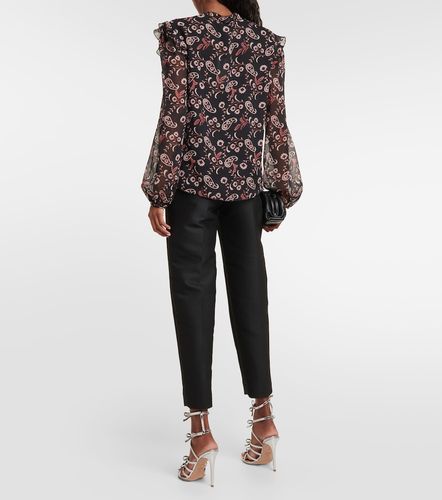 Blouse imprimée en soie - Giambattista Valli - Modalova