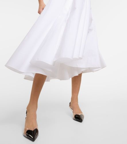 Alaïa Robe midi en coton - Alaia - Modalova