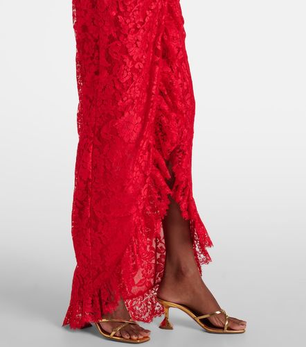 Robe longue en dentelle - Alessandra Rich - Modalova