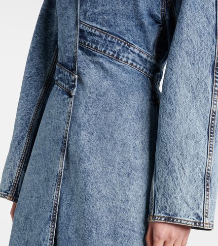 Alaïa Manteau asymétrique en jean - Alaia - Modalova