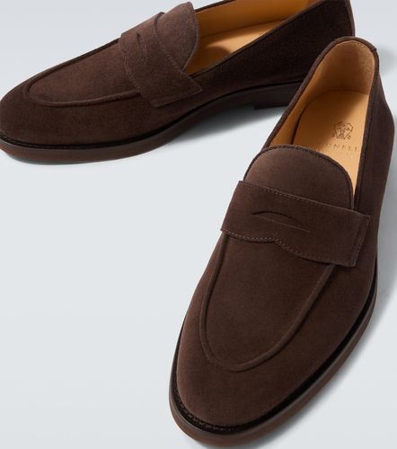 Mocassins en daim - Brunello Cucinelli - Modalova