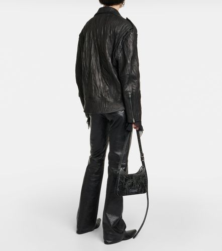 Veste oversize Linor en cuir - Acne Studios - Modalova