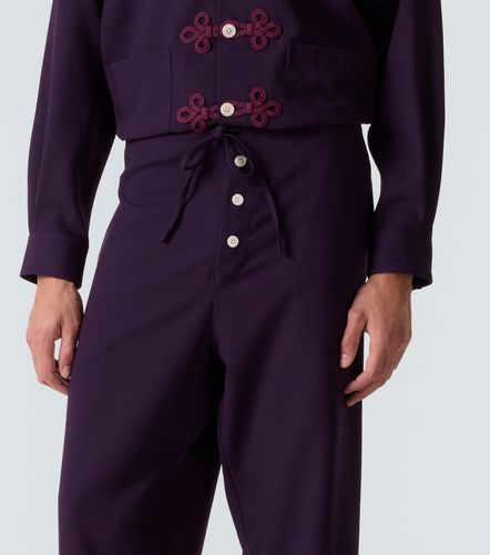 Bode Pantalon ample Astor en laine - Bode - Modalova
