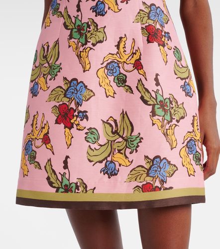 Alémais Robe en lin mélangé à fleurs - Alemais - Modalova