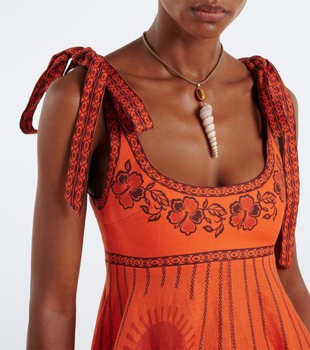 Alémais Robe midi Boathouse en lin à imprimé - Alemais - Modalova