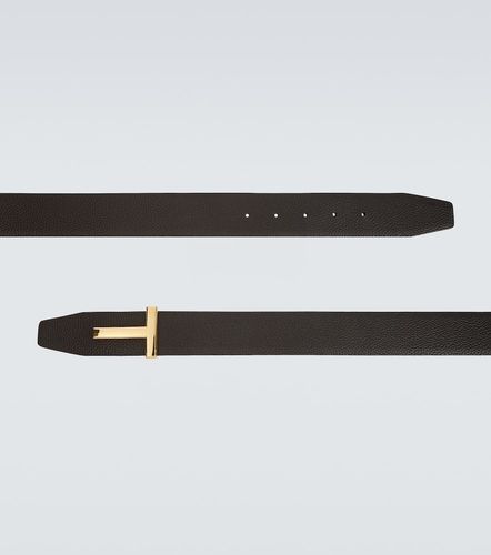 Ceinture T réversible en cuir - Tom Ford - Modalova