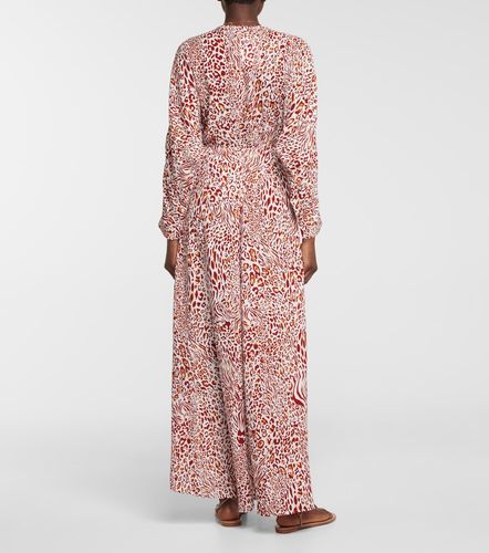 Robe longue Ilona imprimée - Poupette St Barth - Modalova