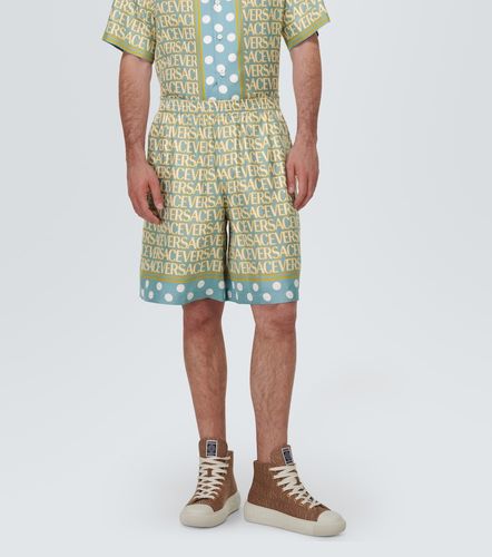Short Allover en soie - Versace - Modalova