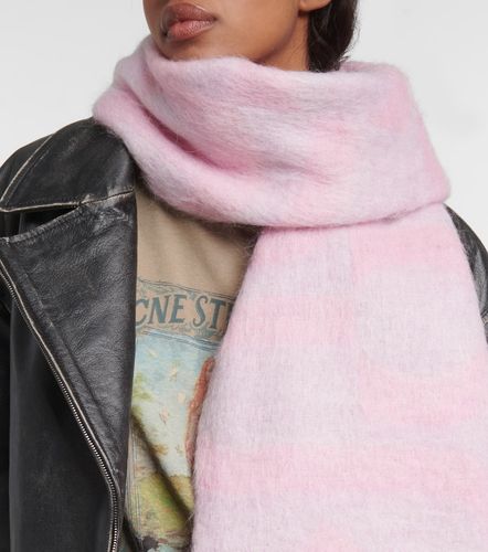 Écharpe en laine mélangée à logo - Acne Studios - Modalova