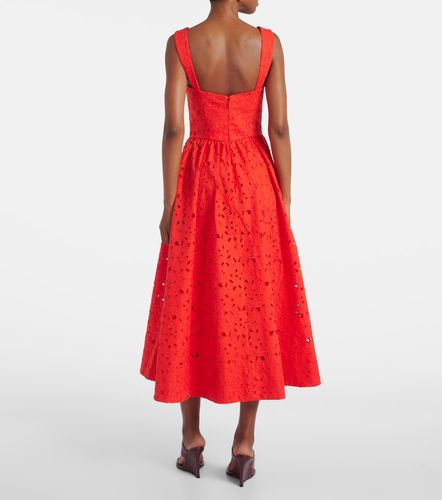 Robe midi Blaire en dentelle de coton - Rebecca Vallance - Modalova