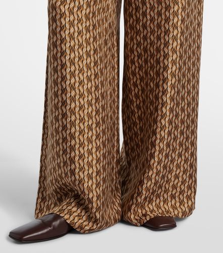 Pantalon ample Clarino imprimé en soie - Max Mara - Modalova